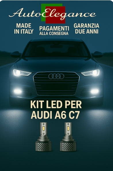 💫KIT LED D3S 6000K BIANCO CANBUS – Anabbaglianti per Audi A6 C7💫