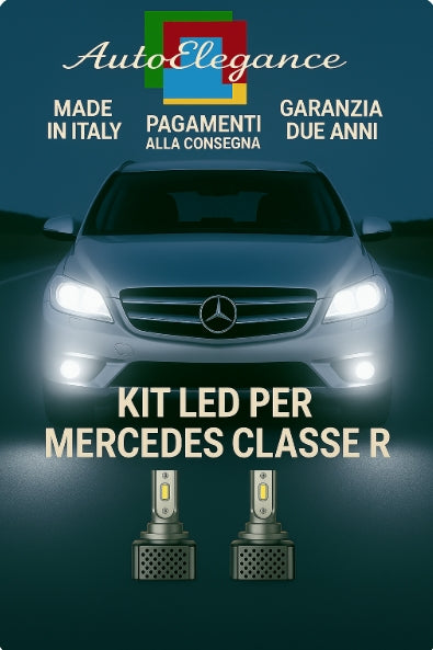 💫KIT LED D3S 6000K BIANCO CANBUS – Anabbaglianti per Mercedes Classe R💫