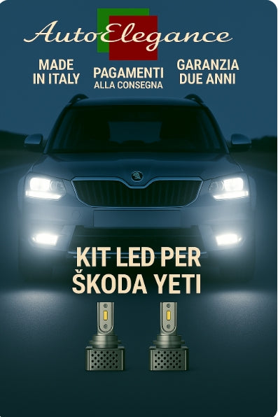 💫KIT LED D3S 6000K BIANCO CANBUS – Anabbaglianti per Škoda Yeti💫