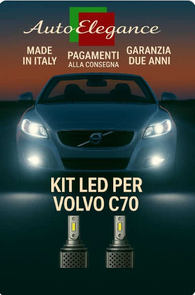 💫KIT LED D3S 6000K BIANCO CANBUS – Anabbaglianti per Volvo C70💫