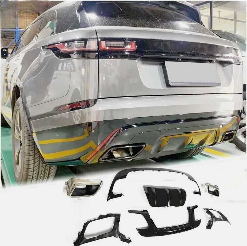 Diffusore posteriore per Range Rover Velar L560 (2017-) Dynamic Look Nero lucido