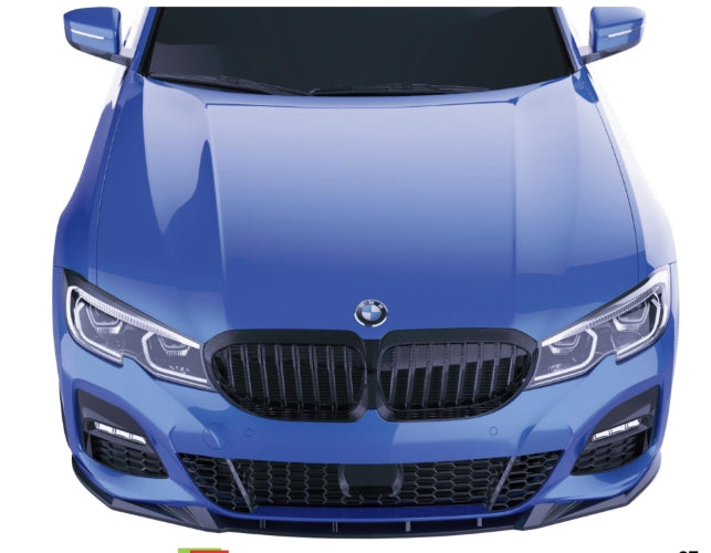 💫Splitter Anteriore per BMW Serie 3 G20/G21 M-Pack (2018–2022) – Nero Lucido💫