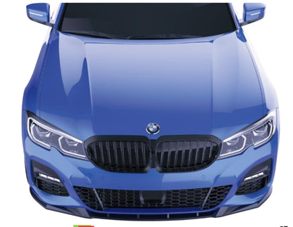 💫Splitter Anteriore per BMW Serie 3 G20/G21 M-Pack (2018–2022) – Nero Lucido💫