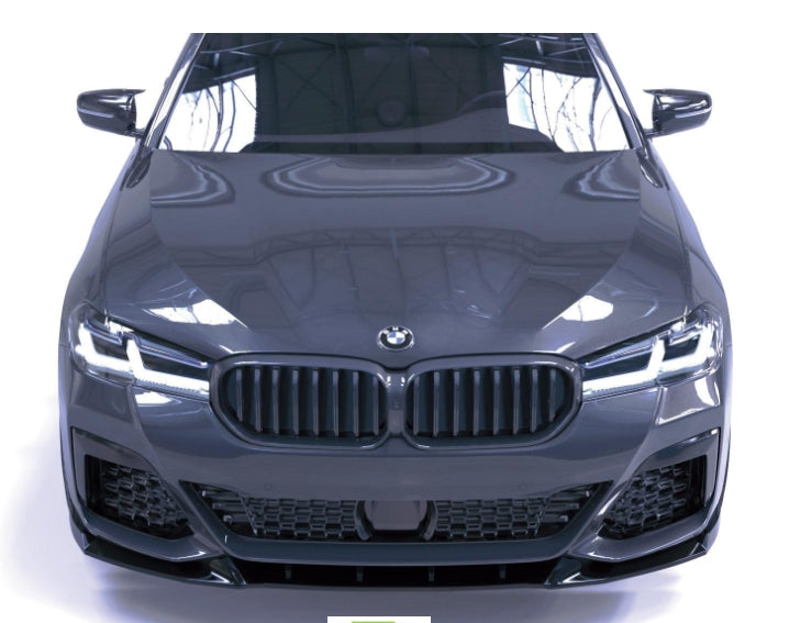 💫Splitter Anteriore per BMW Serie 5 G30 Facelift M-Pack (2020–2023) – Nero 💫