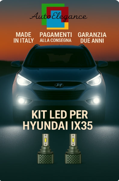 💫KIT LED D3S 6000K BIANCO CANBUS – Anabbaglianti per Hyundai ix35💫