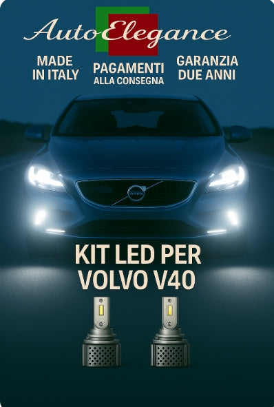 💫KIT LED D3S 6000K BIANCO CANBUS – Anabbaglianti per Volvo V40 MK2💫