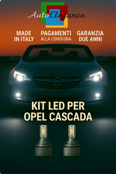 💫KIT LED D3S 6000K BIANCO CANBUS – Anabbaglianti per Opel Cascada💫