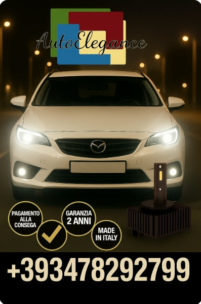 🔥KIT LED D1S 6000K BIANCO CANBUS – Anabbaglianti per Mazda 3🔥