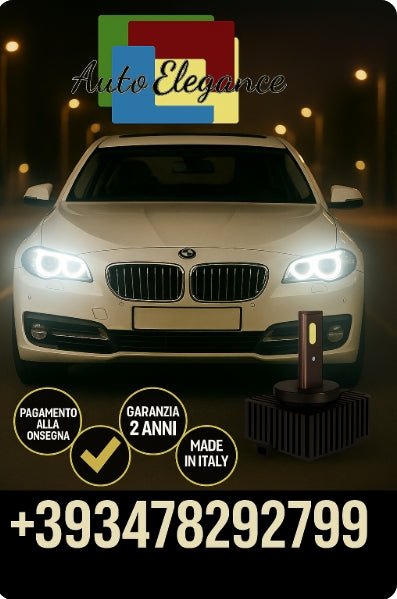 🔥KIT LED D1S 6000K BIANCO CANBUS – Anabbaglianti per BMW Serie 5🔥