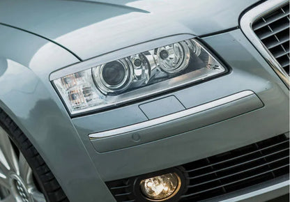 Sopracciglia per AUDI A8 D3 4E Facelift 2005-2008 headlight eyelids lids ABS
