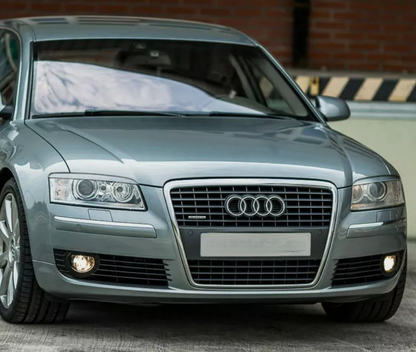 Sopracciglia per AUDI A8 D3 4E Facelift 2005-2008 headlight eyelids lids ABS