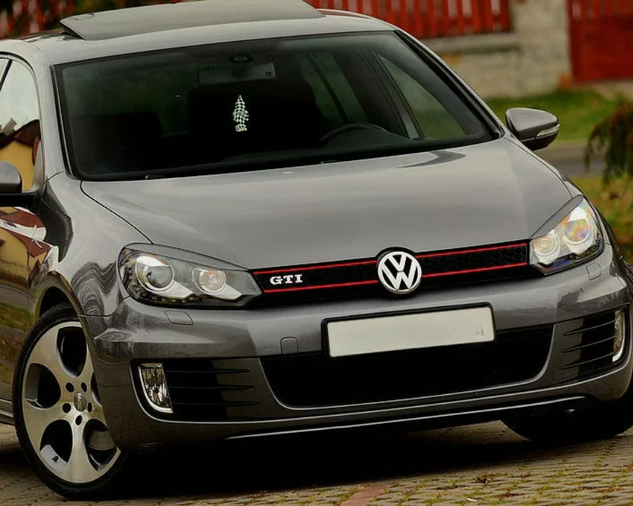 Sopracciglia per VW Golf 6 2008-2013 palpebre fari ABS Plastica