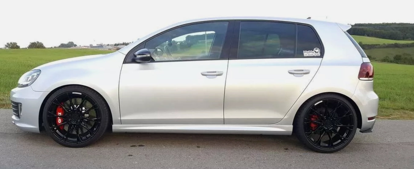 Spoiler Minigonne Laterali per VW GOLF MK6 6 VI 2008 - 2013 ABS Plastica
