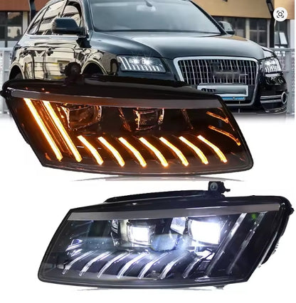 🔥 FARI ANTERIORE a LED PER AUDI Q5 08-18,  LED DRL CON INDICATORI DI DIREZION🔥