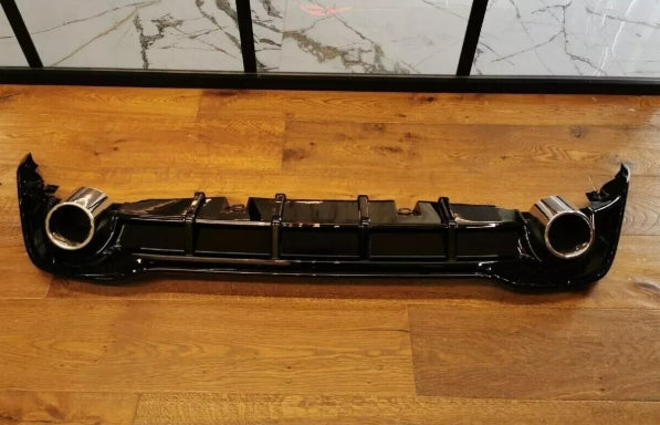 🔥DIFFUSORE POSTERIORE VW GOLF 8 19+ SOTTO PARAURTI TERMINALI GTI ABS 1+1🔥