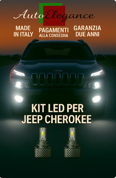 💫KIT LED D3S 6000K BIANCO CANBUS – Anabbaglianti per Jeep Cherokee💫