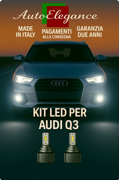 💫KIT LED D3S 6000K BIANCO CANBUS – Anabbaglianti per Audi Q3💫