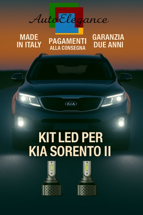 💫KIT LED D3S 6000K BIANCO CANBUS – Anabbaglianti per Kia Sorento II💫