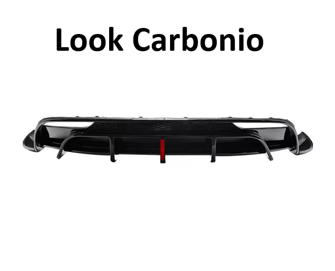 💫ART.4677 Diffusore per Tesla Model 3 2024 2025 (Nero Opaco/Lucido/Carbonio)💫