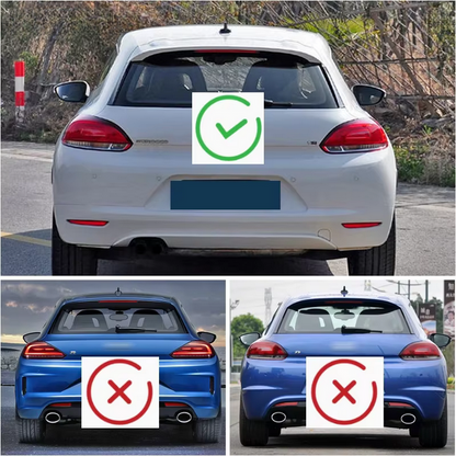 💫ART.8285 Spoiler Posteriore (grezzo) per VW Scirocco Standard 2009-2014 💫