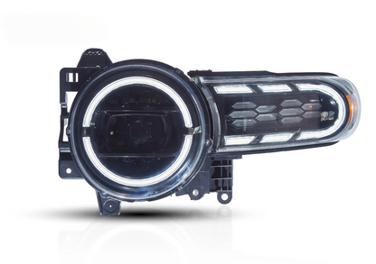 LED Double Beam Headlights for Toyota FJ Cruiser 2007-2023 with Dynamic Animation Lighting 