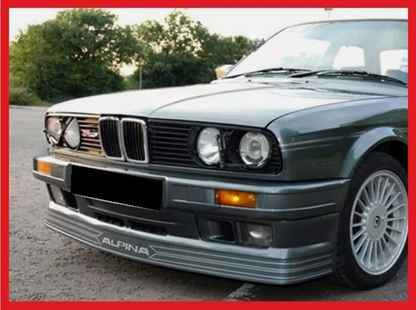 BMW 3 E30 88-94 GONNA ANTERIORE / SPOILER / LABBRO ALPINA B6 look