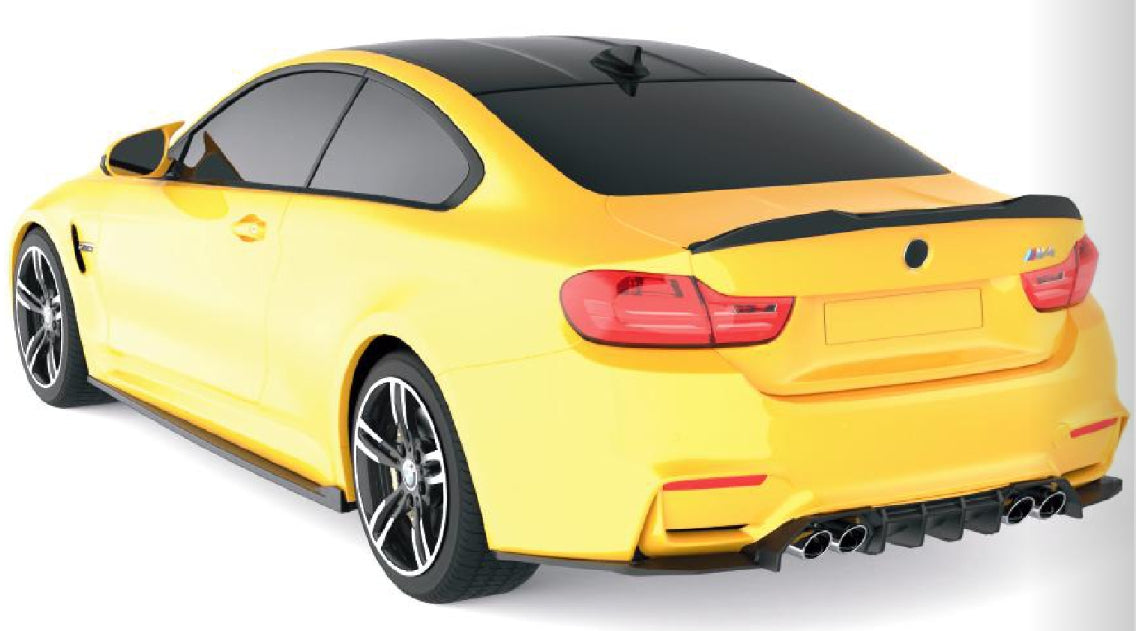 💫Diffusore Posteriore (Rear Valance) per BMW M4 F82 (2014–2021)💫