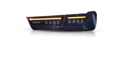 Fanali posteriori laser a LED per BMW Serie 3 G20 2019-2023 con indicatori di direzione ambra sequenziali