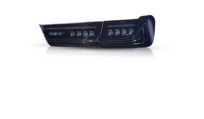 Fanali posteriori laser a LED per BMW Serie 3 G20 2019-2023 con indicatori di direzione ambra sequenziali