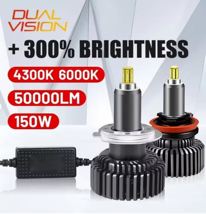 KIT LED Vw TOUAREG 7L ANABAGLIANTI H7 CANBUS Bianco 6500K 360 gradi
