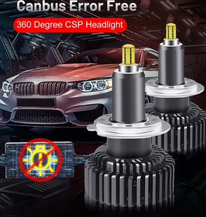 🔥KIT LED PER  SAAB 9-3 ANABAGLIANTI H7 CANBUS Bianco 6500K 360 gradi🔥