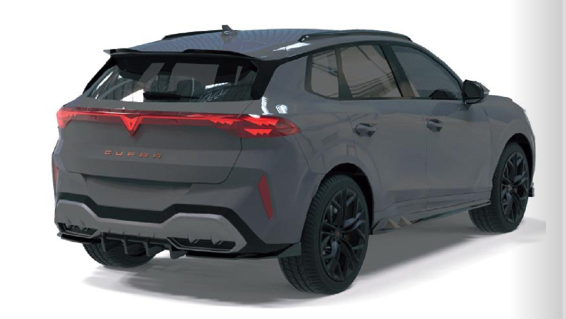 💫Diffusore Posteriore (Rear Valance) per CUPRA Terramar (2024+) – Nero Lucido💫