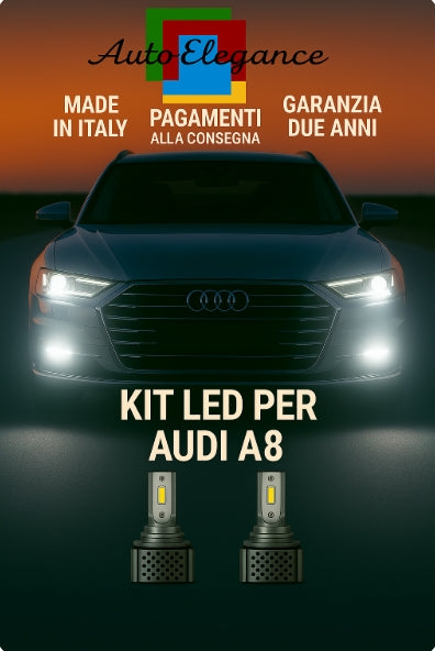 💫KIT LED D3S 6000K BIANCO CANBUS – Anabbaglianti per Audi A8💫
