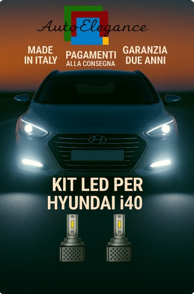 💫KIT LED D3S 6000K BIANCO CANBUS – Anabbaglianti per Hyundai i40💫