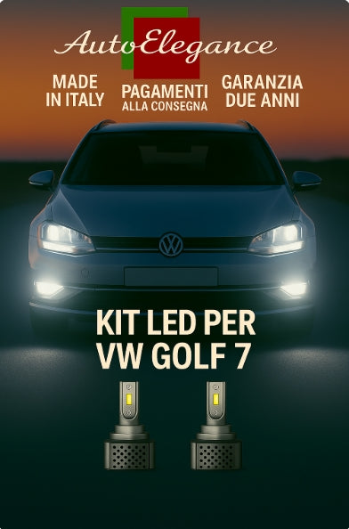 💫KIT LED D3S 6000K BIANCO CANBUS – Anabbaglianti per Volkswagen Golf 7💫