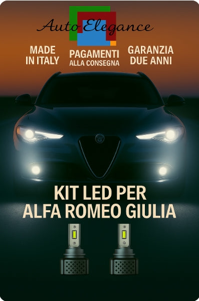 💫KIT LED D3S 6000K BIANCO CANBUS – Anabbaglianti per Alfa Romeo Giulia💫