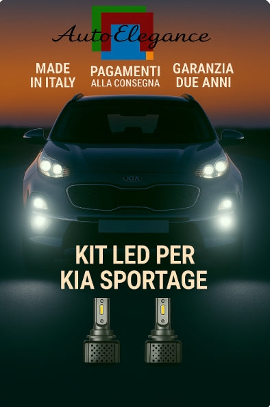 💫KIT LED D3S 6000K BIANCO CANBUS – Anabbaglianti per Kia Sportage💫
