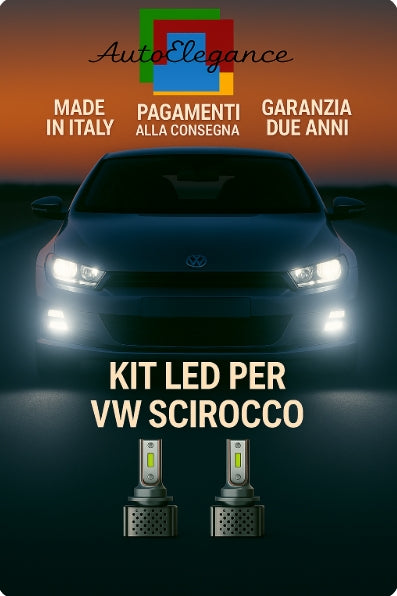 🔥KIT LED D3S 6000K BIANCO CANBUS – Anabbaglianti per Volkswagen Scirocco🔥