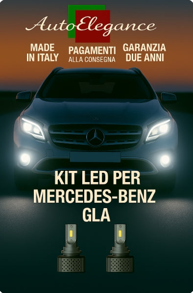 🔥KIT LED D3S 6000K BIANCO CANBUS – Anabbaglianti per Mercedes-Benz GLA🔥