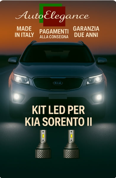 🔥KIT LED D3S 6000K BIANCO CANBUS – Anabbaglianti per Kia Sorento II🔥
