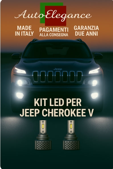 🔥KIT LED D3S 6000K BIANCO CANBUS – Anabbaglianti per Jeep Cherokee V🔥