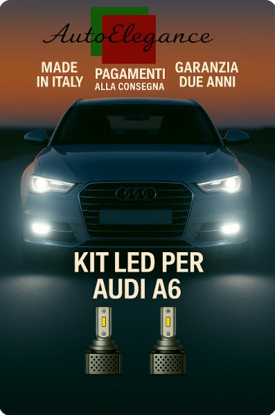🔥KIT LED D3S 6000K BIANCO CANBUS – Anabbaglianti per Audi A6🔥
