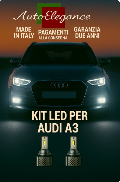 💫KIT LED D3S 6000K BIANCO CANBUS – Anabbaglianti per Audi A3💫