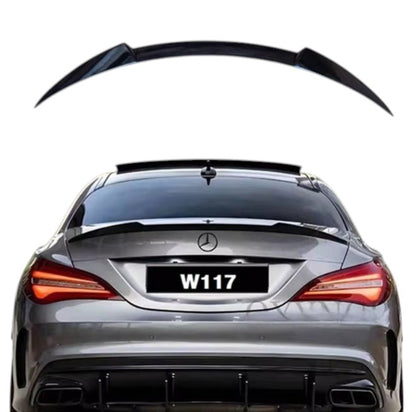 🔥SPOILER POSTERIORE PER BAGAGLIAIO STILE CS NERO LUCIDO PER MERCEDES CLA W117🔥