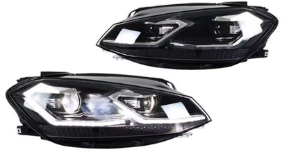🔥FARI A LED PER VW GOLF 7 MK7 ANTERIORE 18-21 TDI TSI COLORE ARGENTO🔥