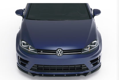 💫Splitter Anteriore per VW Golf 7 R & R-Line (Mk7) (2013–2016) – Nero Lucido💫