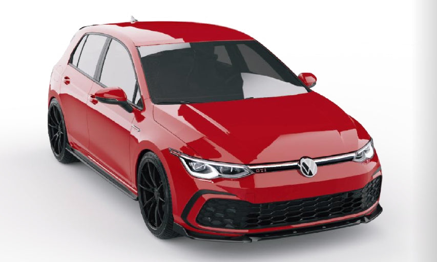 💫Body Kit Completo Nero Lucido per VW Golf Mk8 GTI / GTE / GTD / R-Line /💫