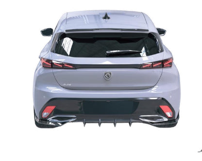 💫Spoiler Cap per Peugeot 308 GT Mk3 Hatchback (2021–) – Nero Lucido💫
