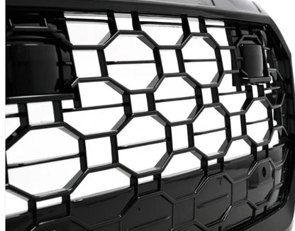 💎GRIGLIA ANTERIORE ADATTO PER AUDI Q8 2018+ DESIGN SPORTIVO PIANOFORTE NERO💎