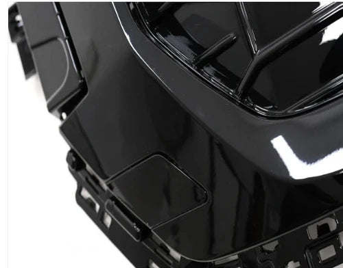 💎GRIGLIA ANTERIORE ADATTO PER AUDI Q8 2018+ DESIGN SPORTIVO PIANOFORTE NERO💎